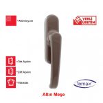 Fornax Eksenel Pencere Kolu ZT. Kahve Rengi R-8017