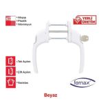 Fornax Alüminyum Gövde Çift Taraflı Kol Dar Kilitli R-9016 Beyaz.