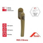 Roto Rotoline Kilitli Pencere Kolu F4 Bronz