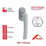 Roto Rotoline Secustik Pencere Kolu - Gümüş