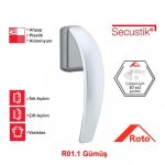 Roto Swing Secustik 43 mm Pencere Kolu F1 Gümüş