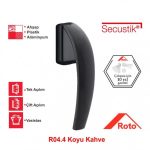 Roto Swing Secustik 43 mm Pencere Kolu R.044 Koyu Kahve
