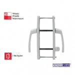 Windoform Lara WC Kapı Kolu 7016-Antrasit Gri*