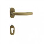 Hoppe Lima 7 mm Maça Rozetli Kapı Kolu F4 Bronz